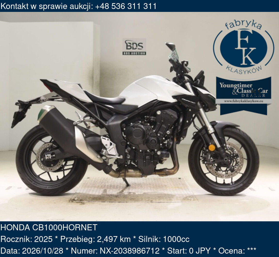 HONDA CB1000HORNET 2025 - zdjęcie 2