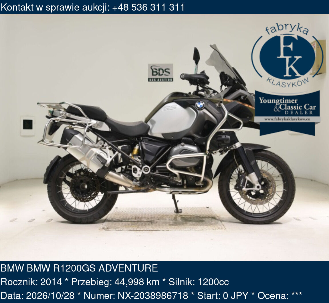 BMW BMW R1200GS ADVENTURE 2014 - zdjęcie 2