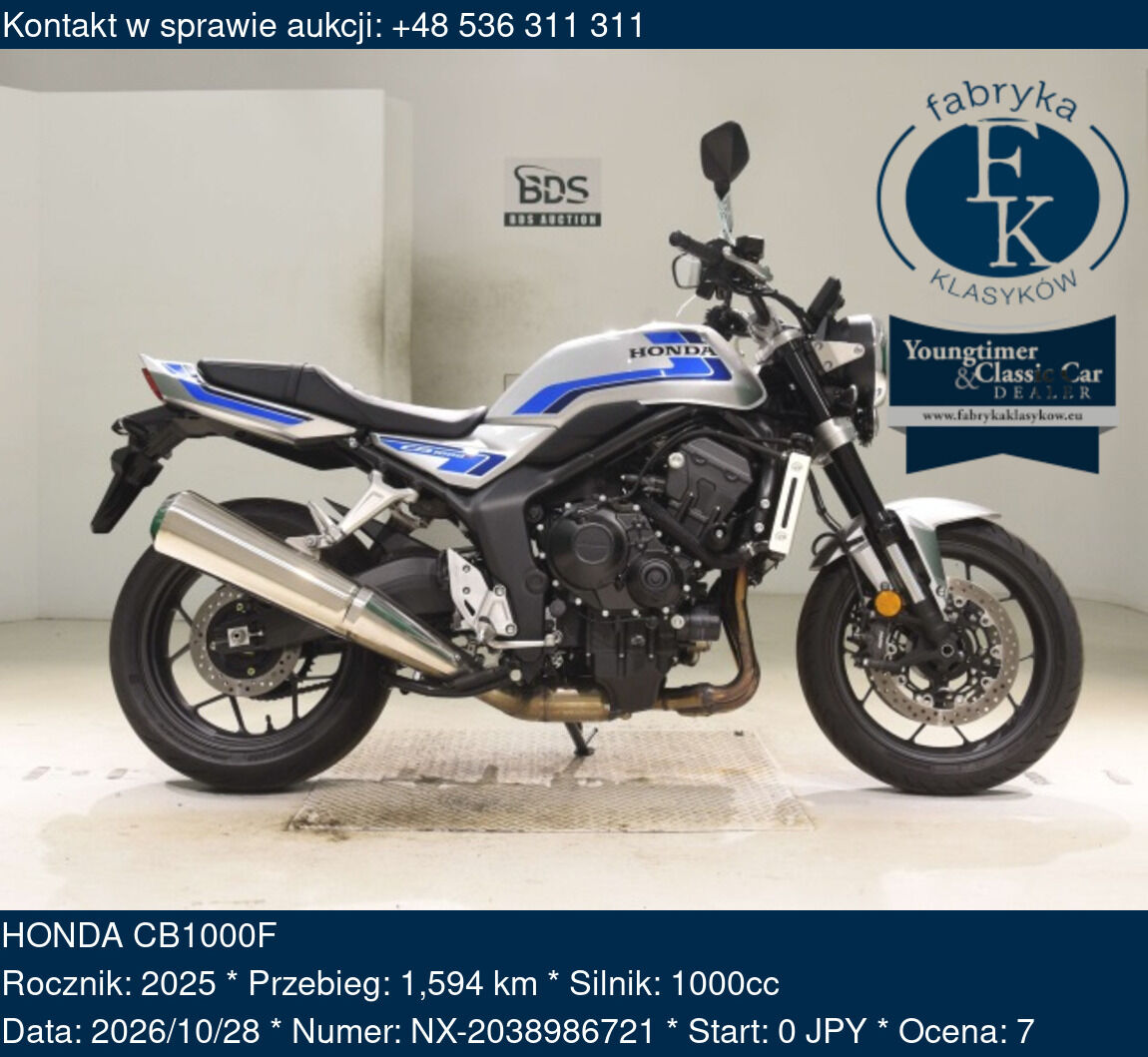 HONDA CB1000F 2025 - zdjęcie 2