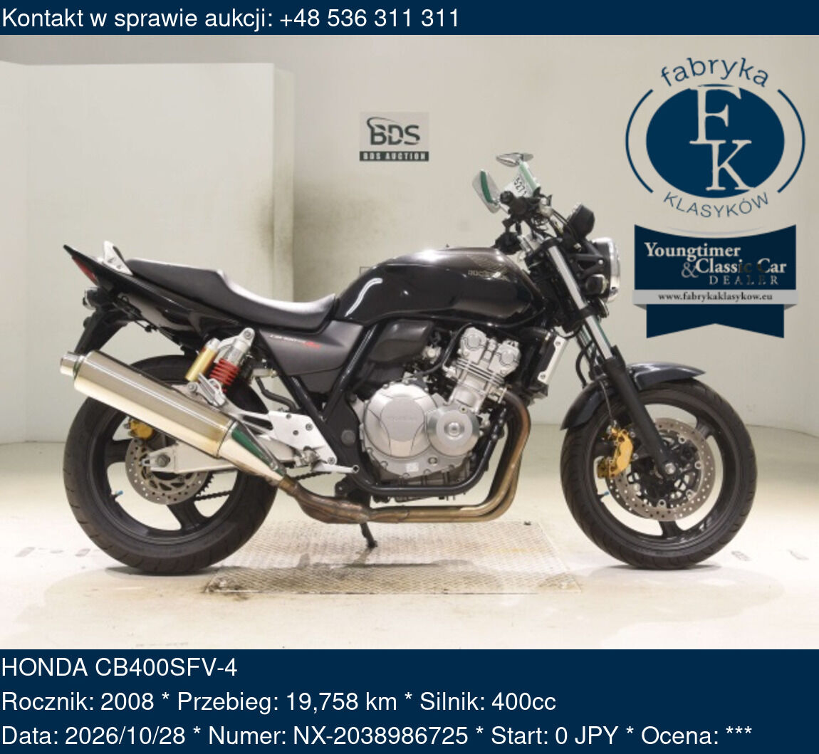 HONDA CB400SFV-4 2008 - zdjęcie 2