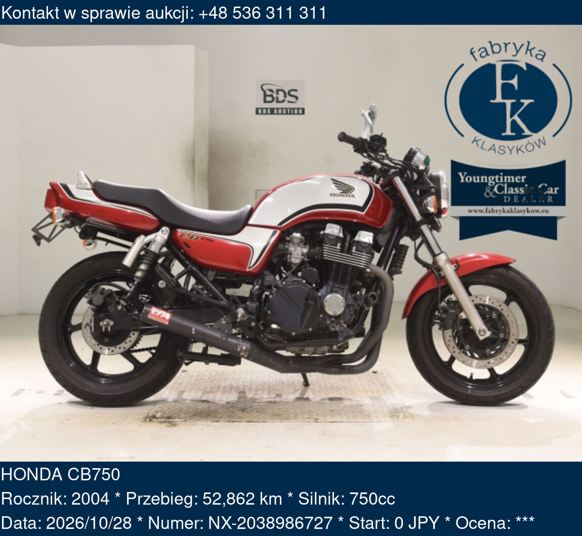 HONDA CB750 2004 - zdjęcie 2