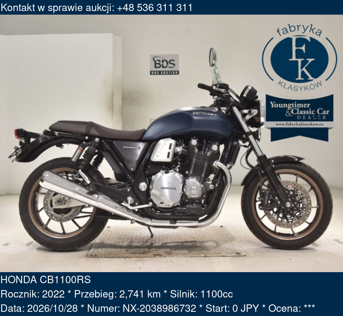 HONDA CB1100RS 2022 - zdjęcie 2