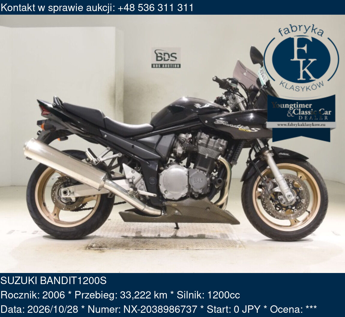 SUZUKI BANDIT1200S 2006 - zdjęcie 2