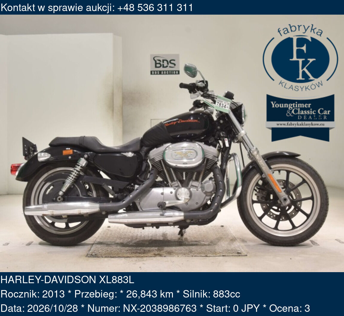 HARLEY-DAVIDSON XL883L 2013 - zdjęcie 2