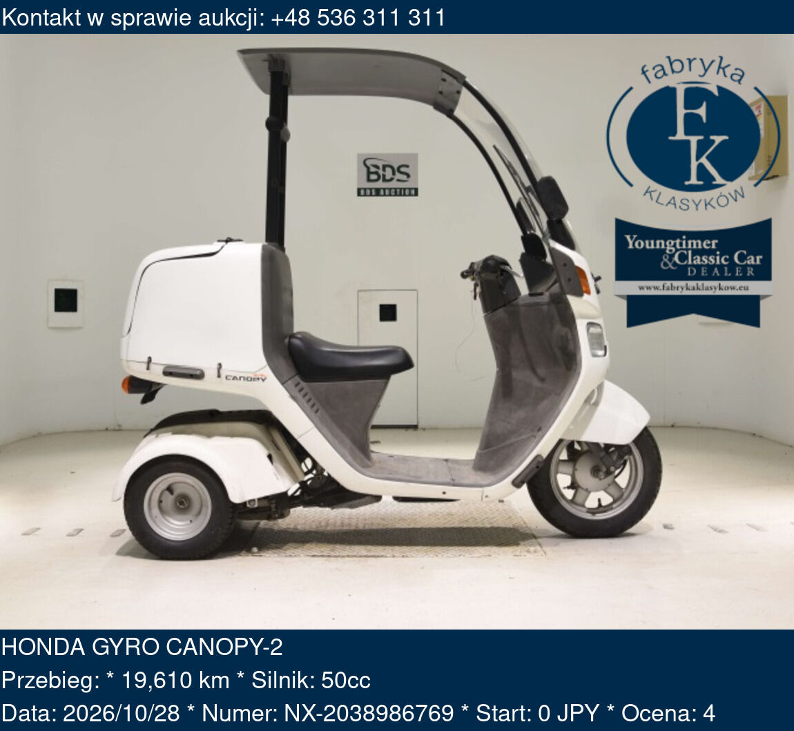 HONDA GYRO CANOPY-2  - zdjęcie 2