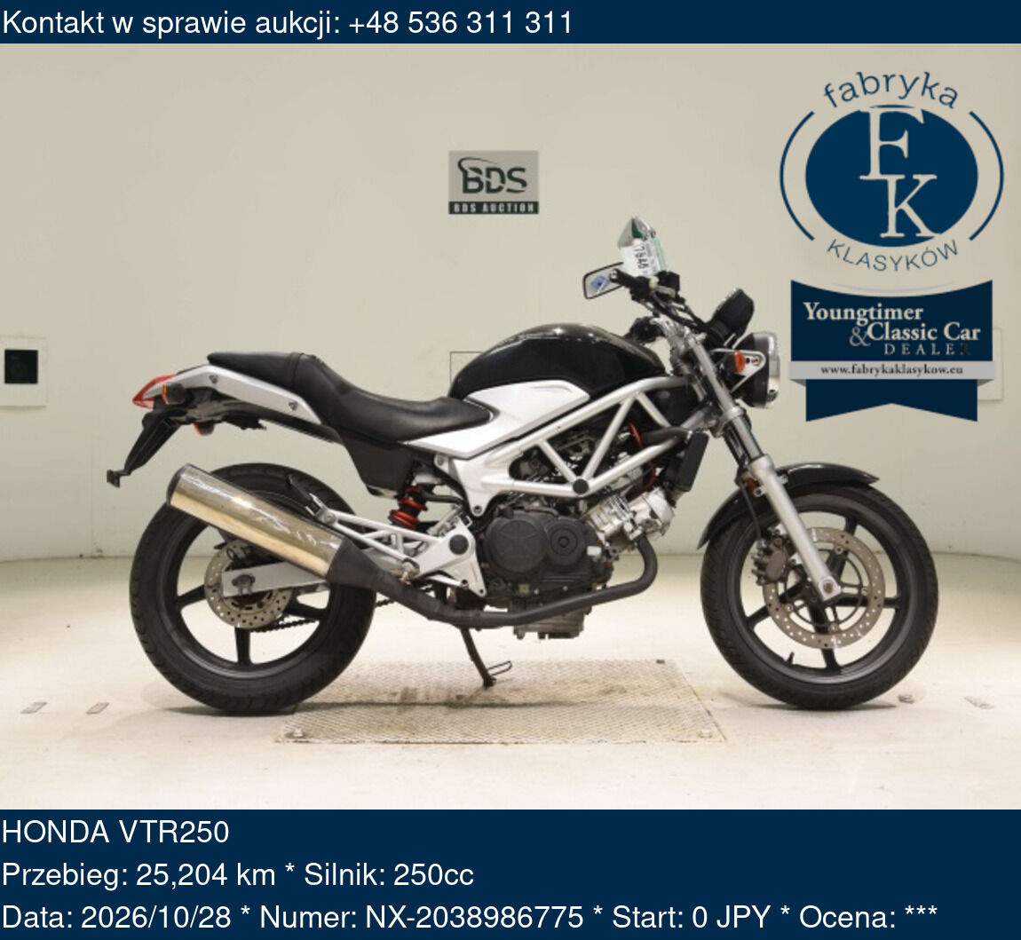 HONDA VTR250 - zdjęcie 2