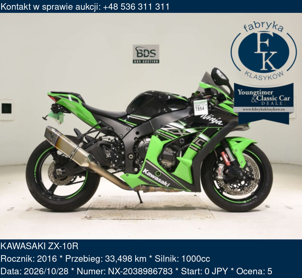 KAWASAKI ZX-10R 2016 - zdjęcie 2