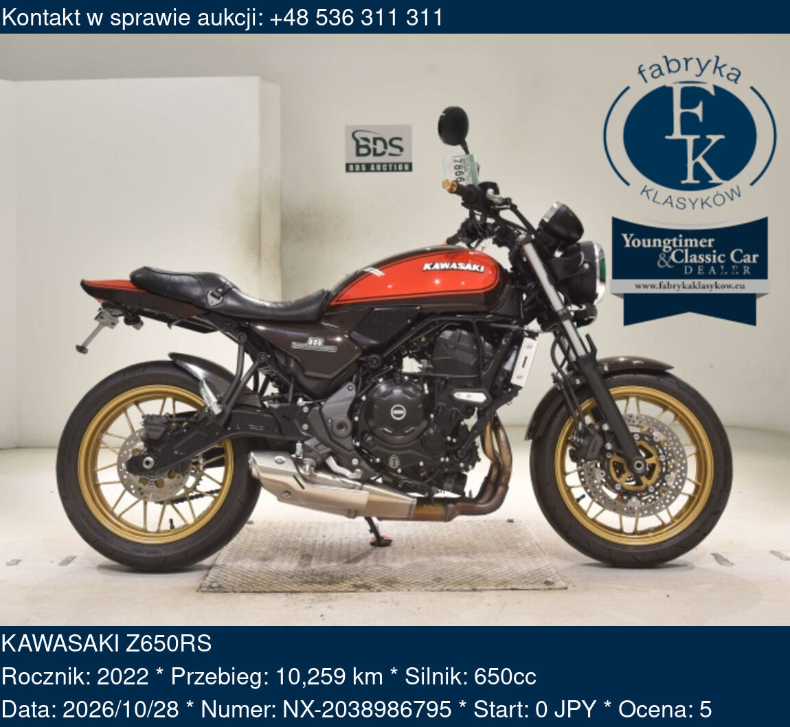 KAWASAKI Z650RS 2022 - zdjęcie 2