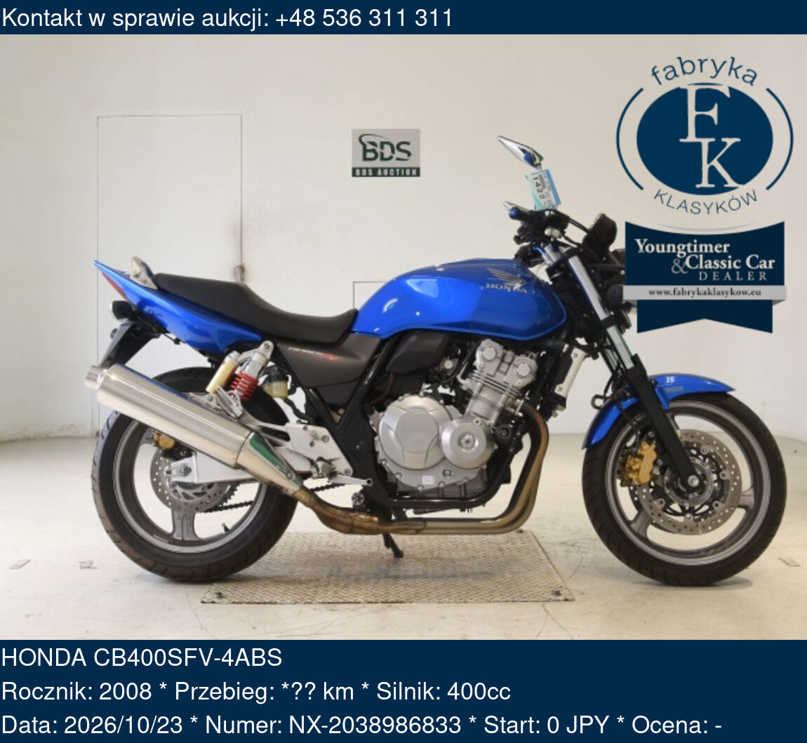 HONDA CB400SFV-4ABS 2008 - zdjęcie 2