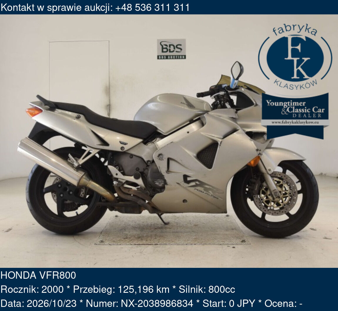HONDA VFR800 2000 - zdjęcie 2