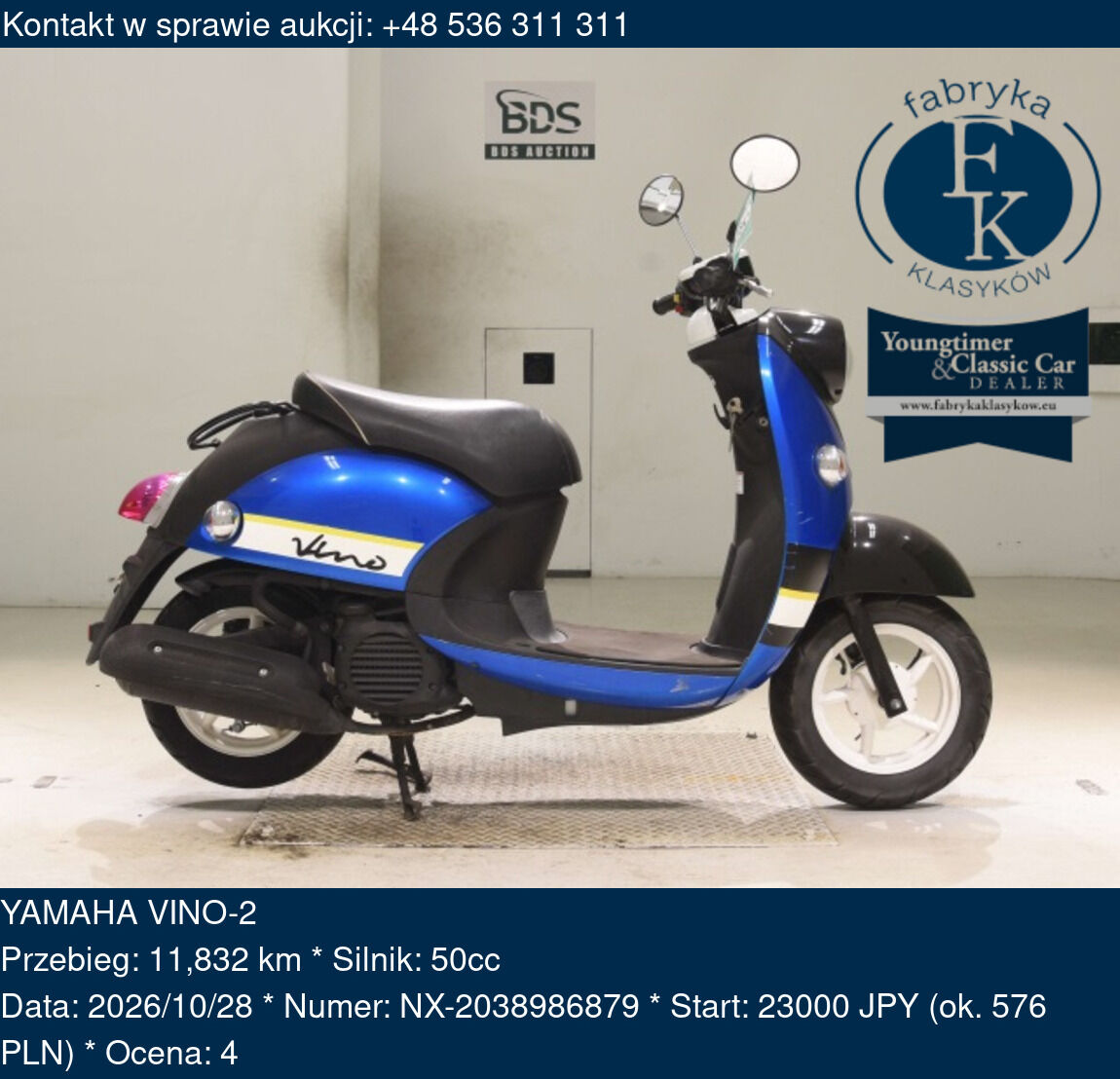 YAMAHA VINO-2  - zdjęcie 2