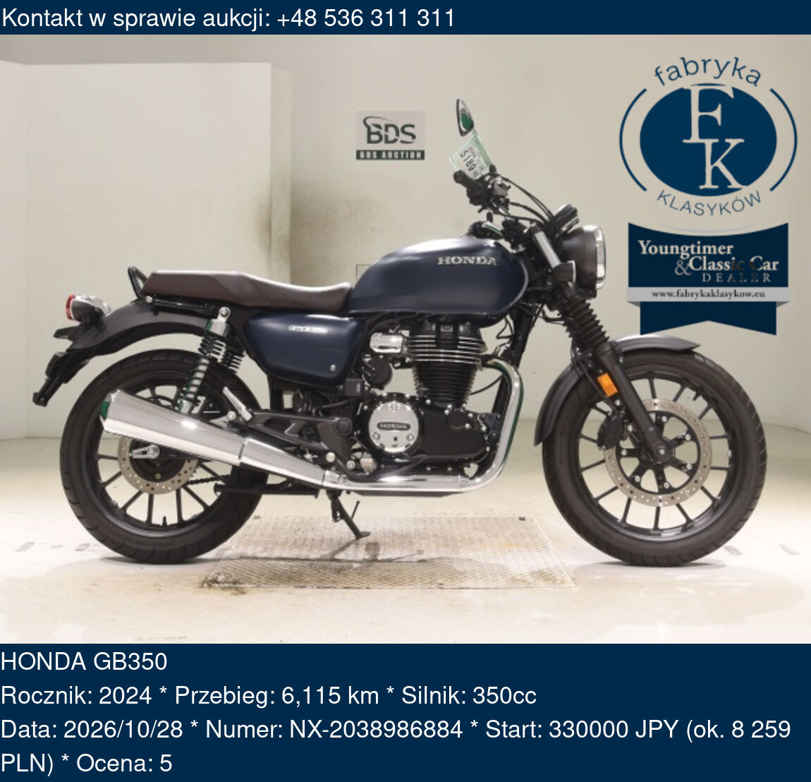 HONDA GB350 2024 - zdjęcie 2