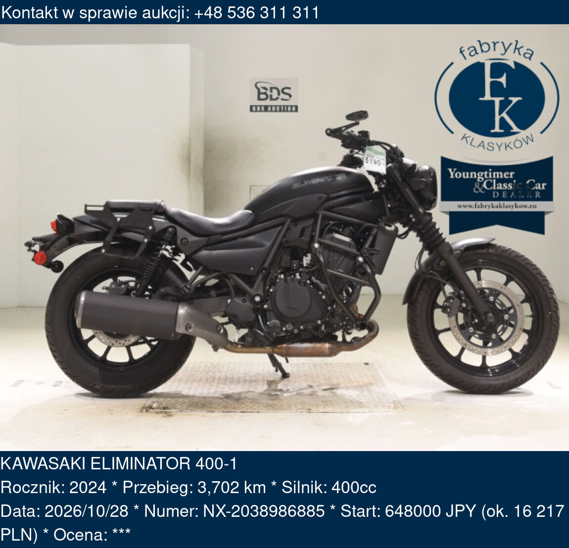 KAWASAKI ELIMINATOR 400-1 2024 - zdjęcie 2