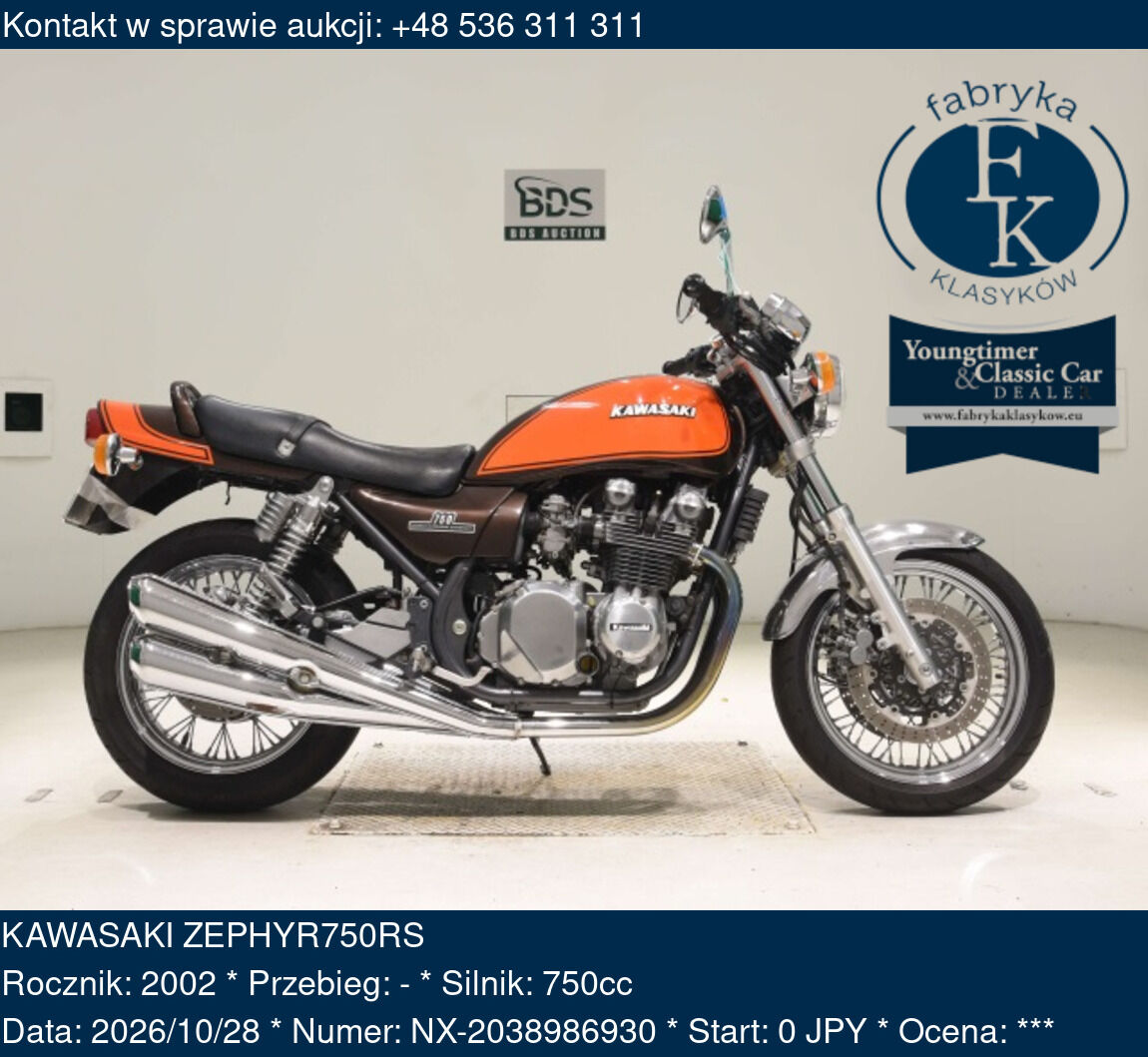 KAWASAKI ZEPHYR750RS 2002 - zdjęcie 2