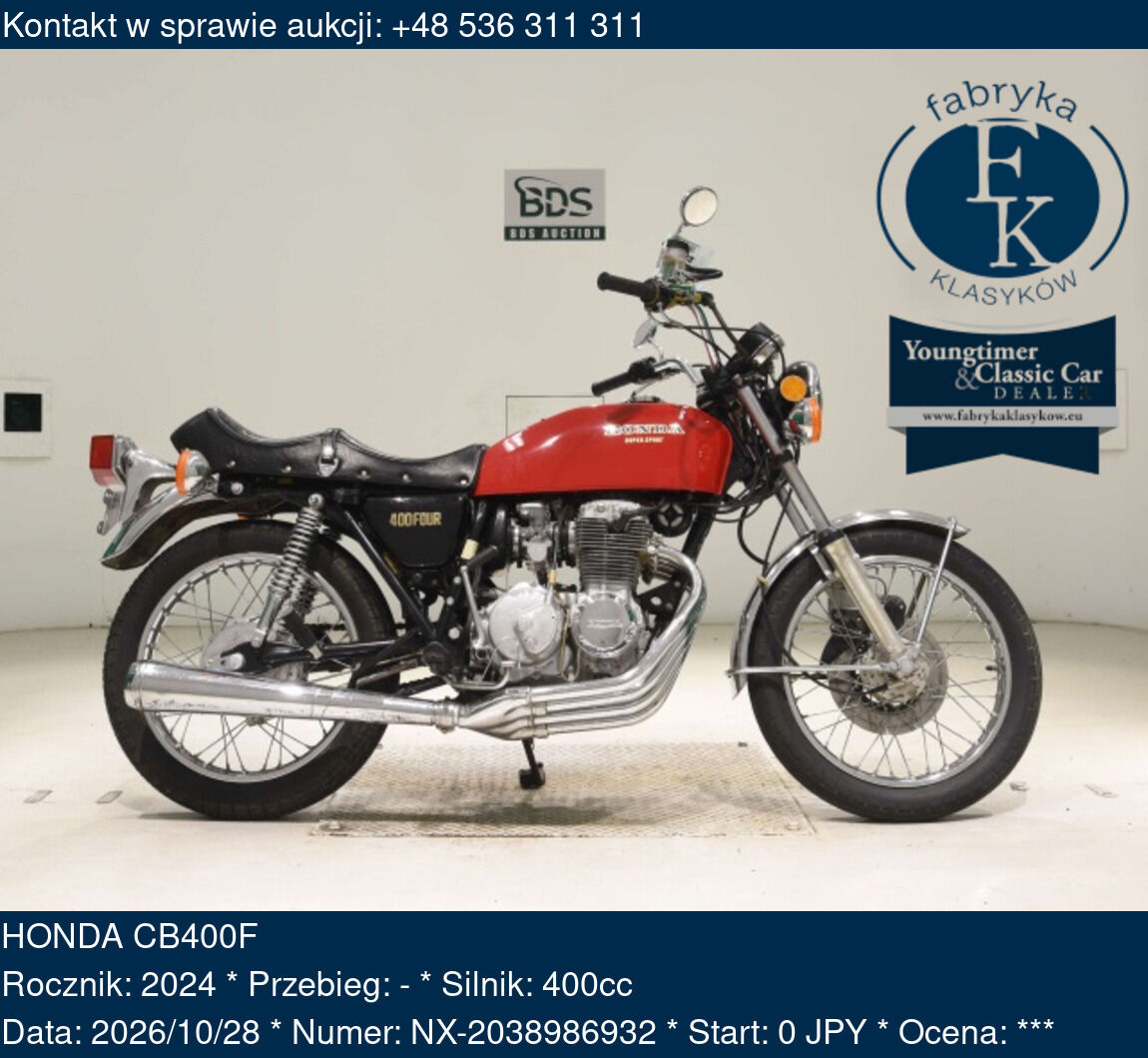 HONDA CB400F 2024 - zdjęcie 2