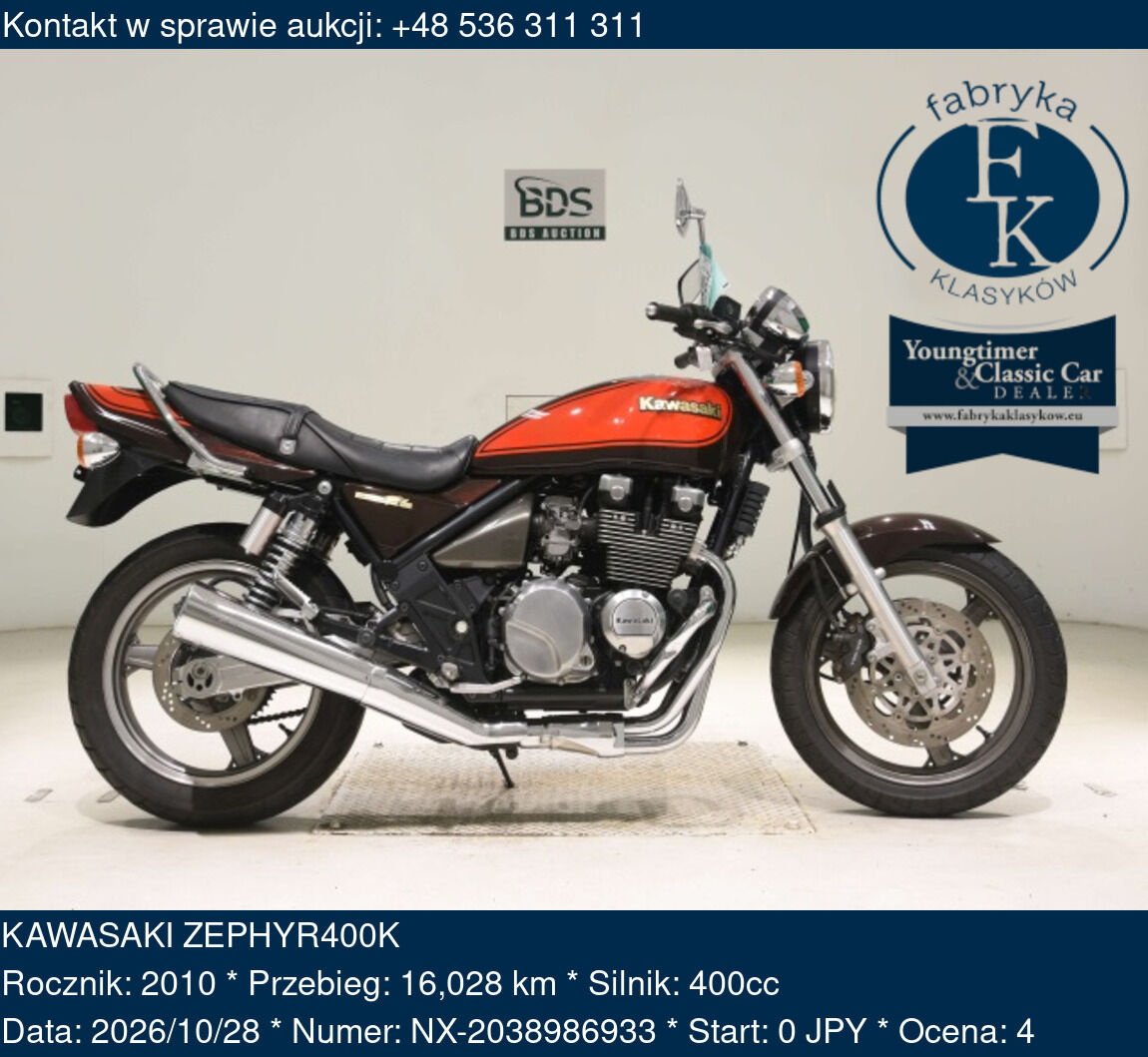 KAWASAKI ZEPHYR400K 2010 - zdjęcie 2