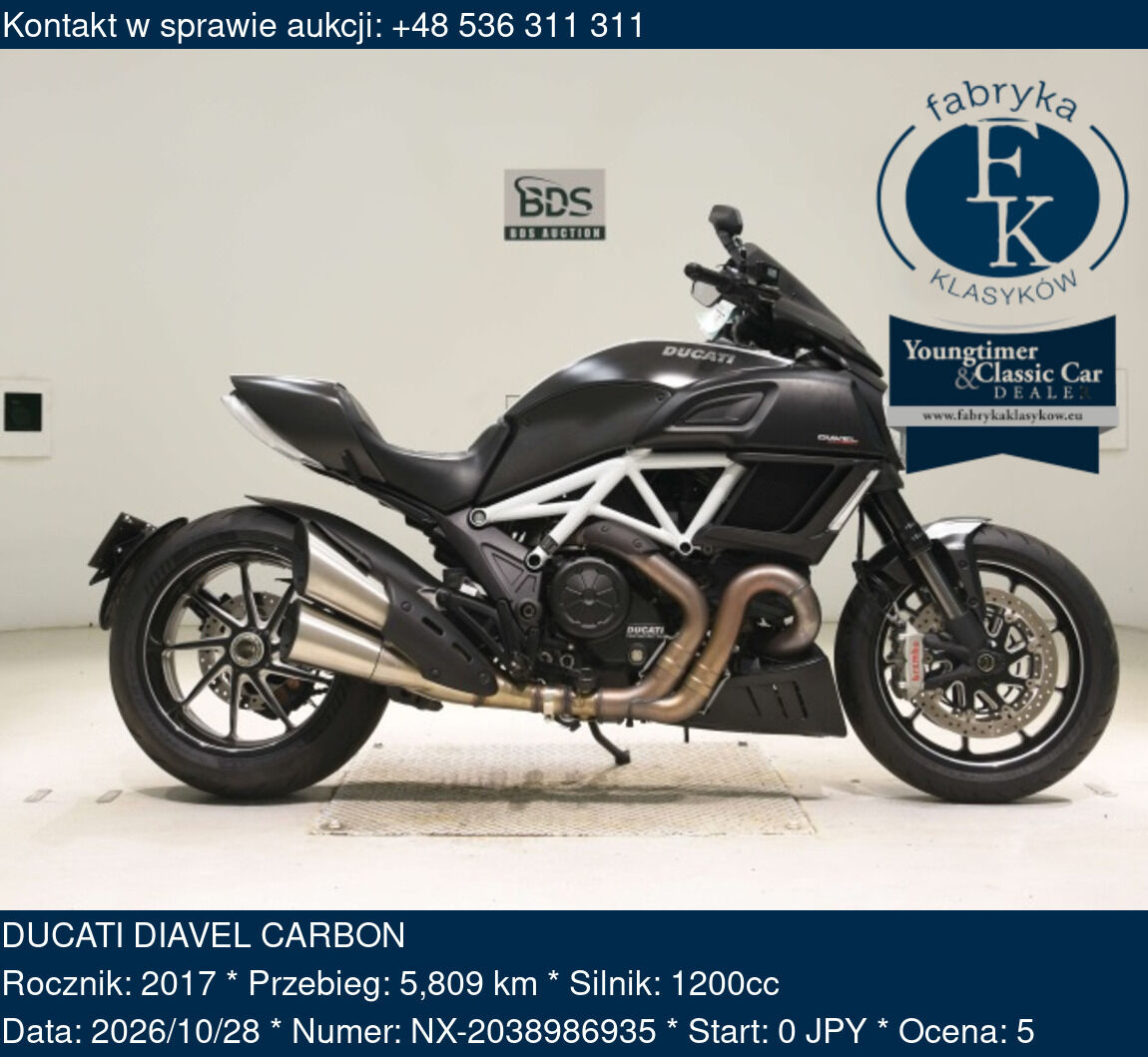 DUCATI DIAVEL CARBON 2017 - zdjęcie 2