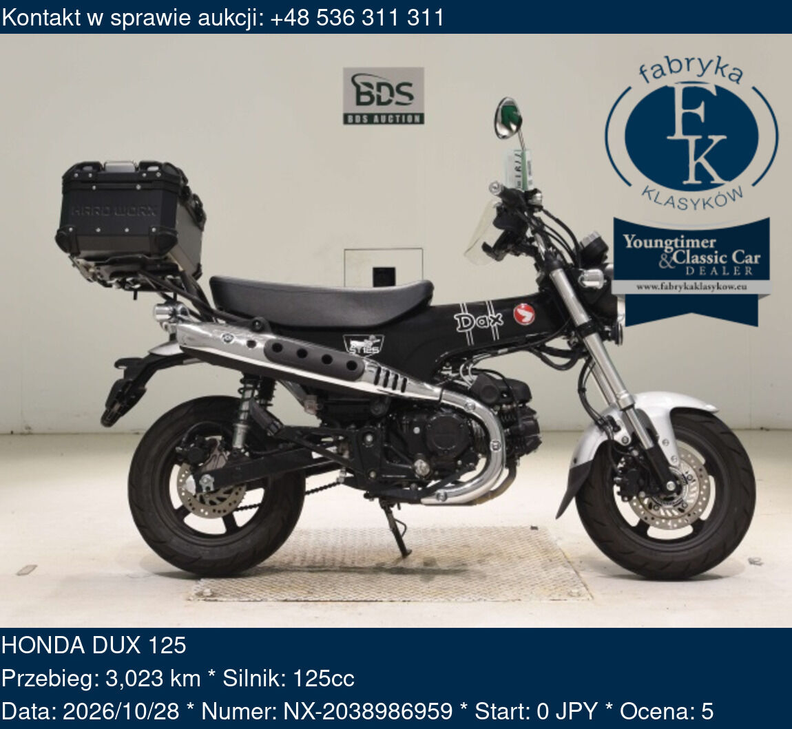 HONDA DUX 125 - zdjęcie 2