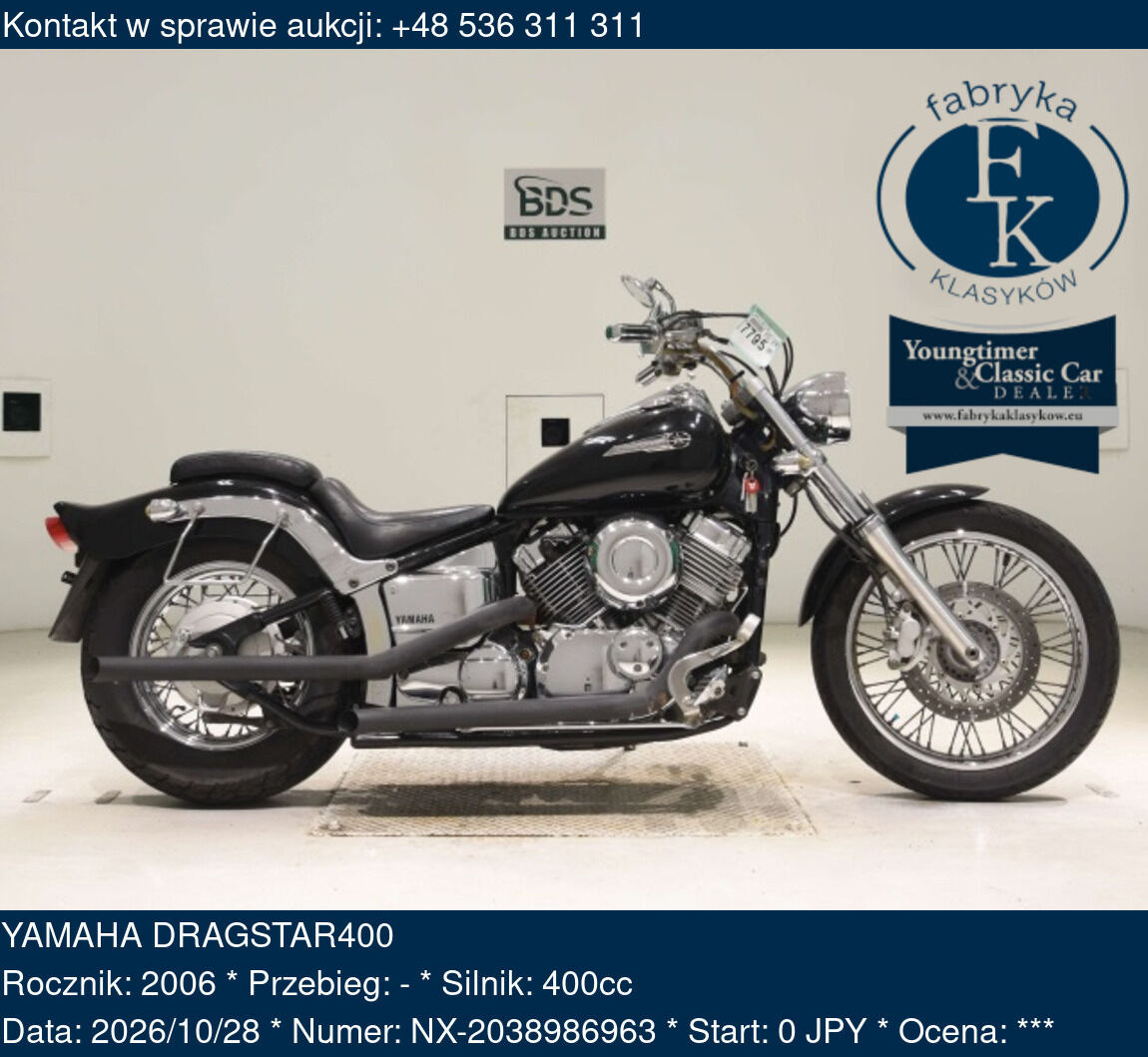 YAMAHA DRAGSTAR400 2006 - zdjęcie 2