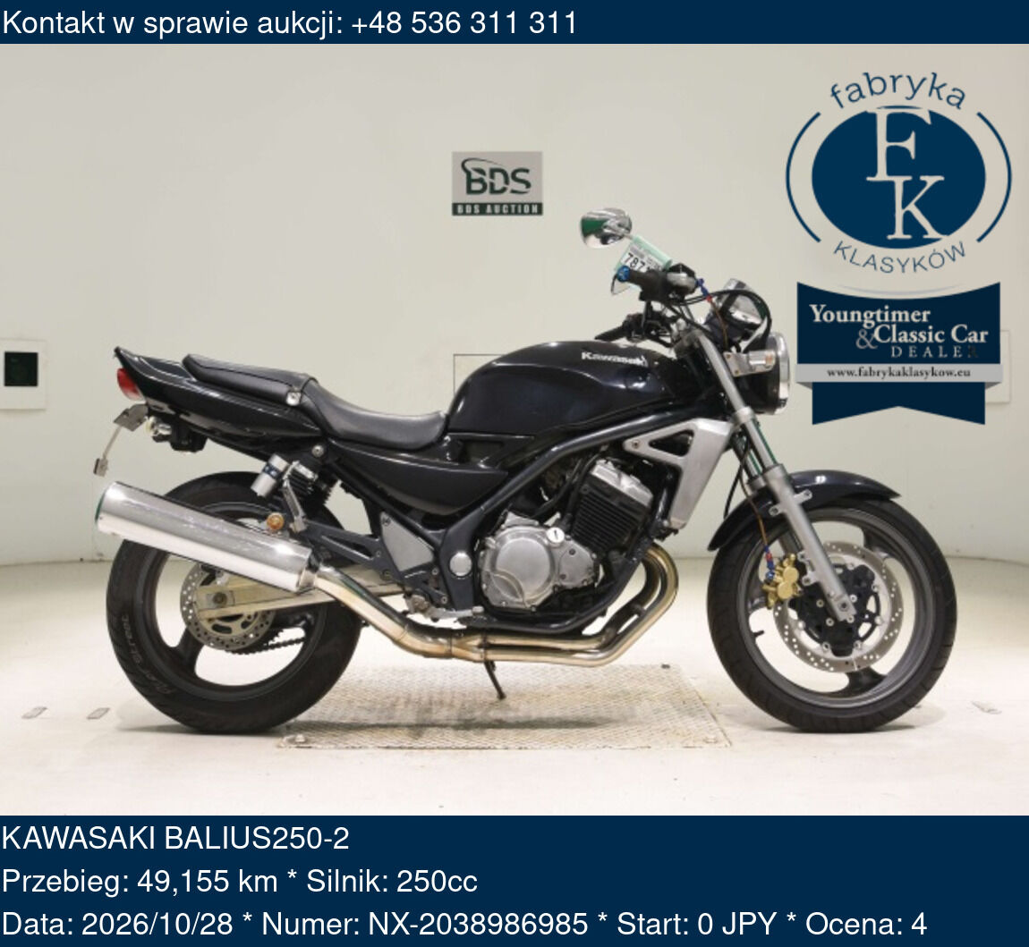KAWASAKI BALIUS250-2  - zdjęcie 2