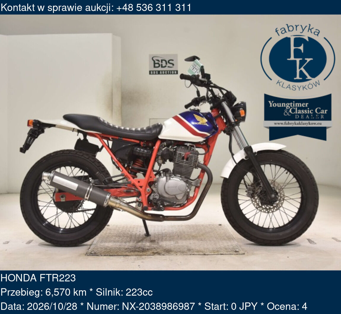 HONDA FTR223  - zdjęcie 2