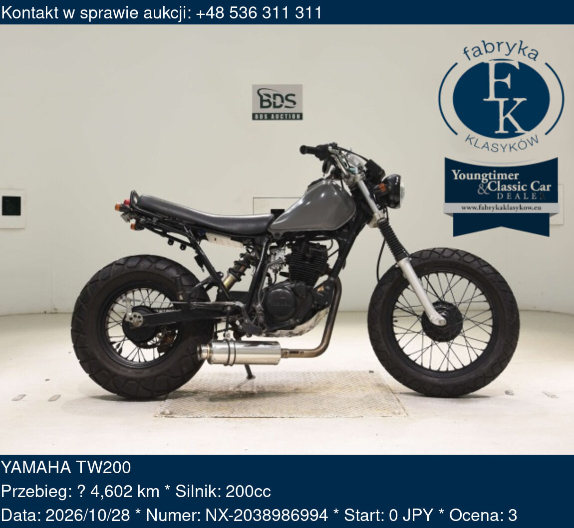 YAMAHA TW200 - zdjęcie 2