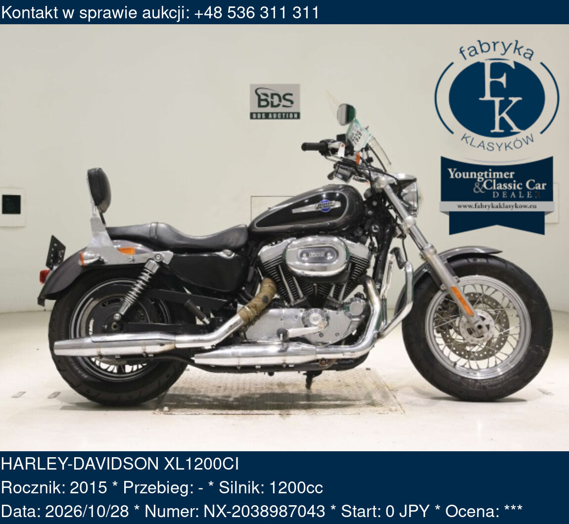 HARLEY-DAVIDSON XL1200CI 2015 - zdjęcie 2