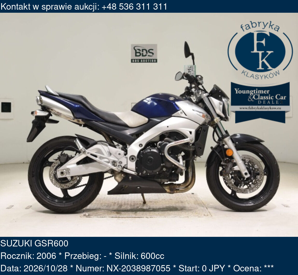 SUZUKI GSR600 2006 - zdjęcie 2