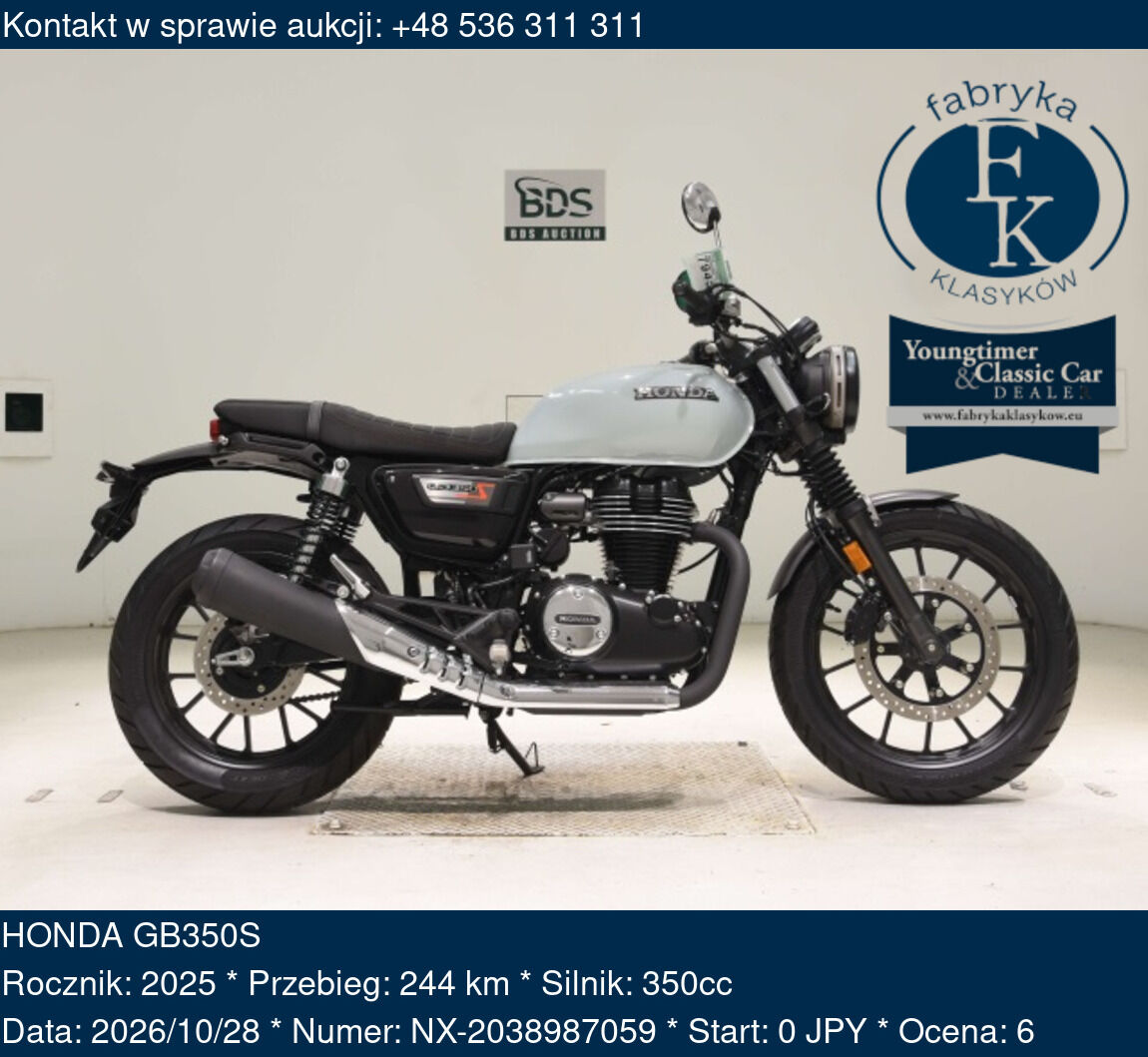 HONDA GB350S 2025 - zdjęcie 2