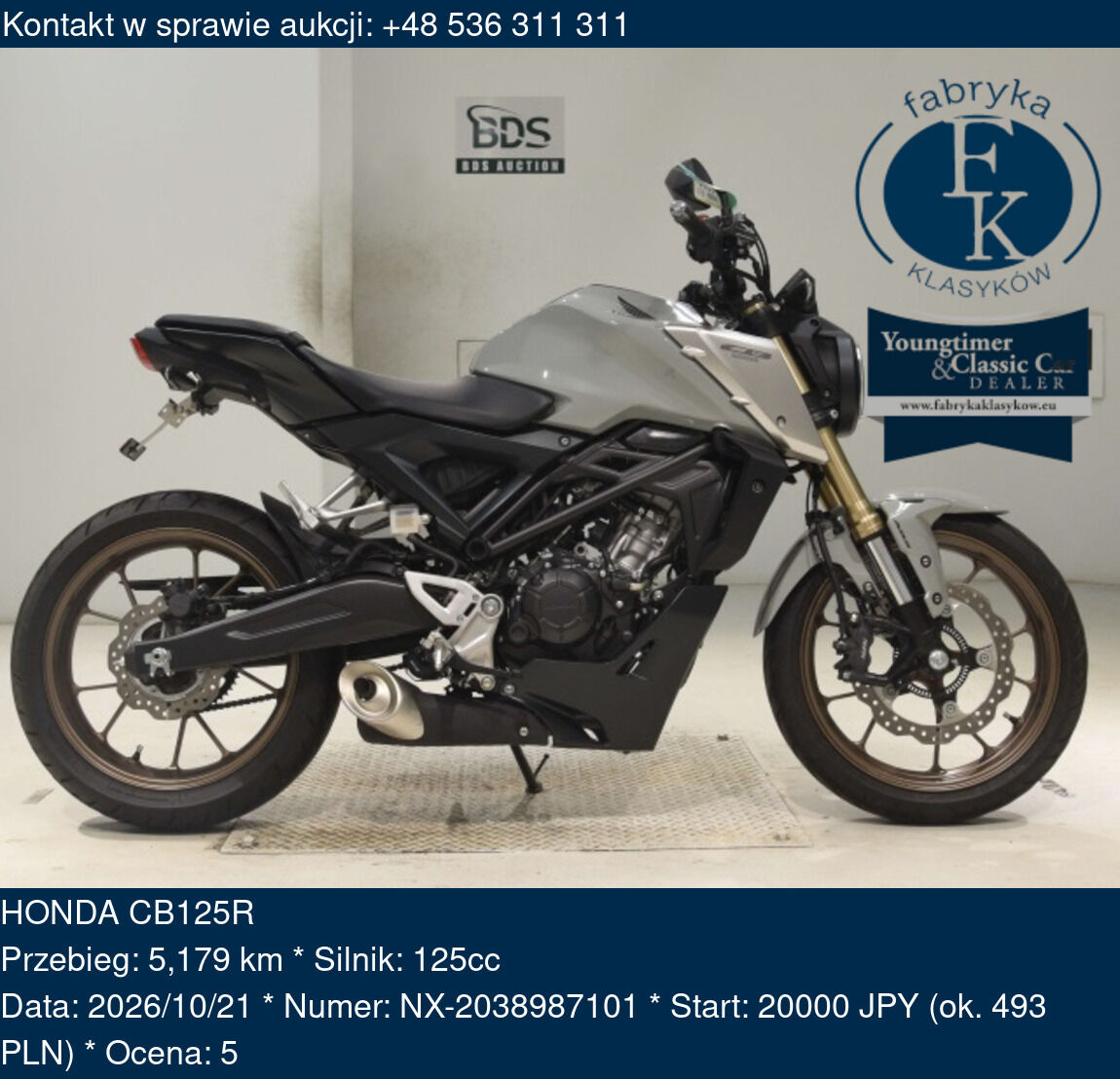 HONDA CB125R  - zdjęcie 2