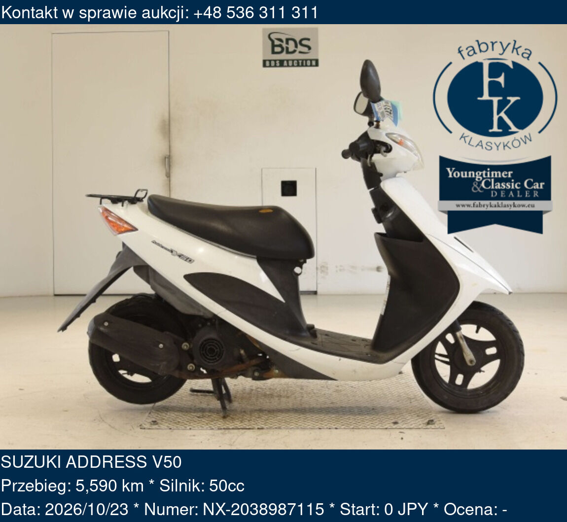 SUZUKI ADDRESS V50  - zdjęcie 2