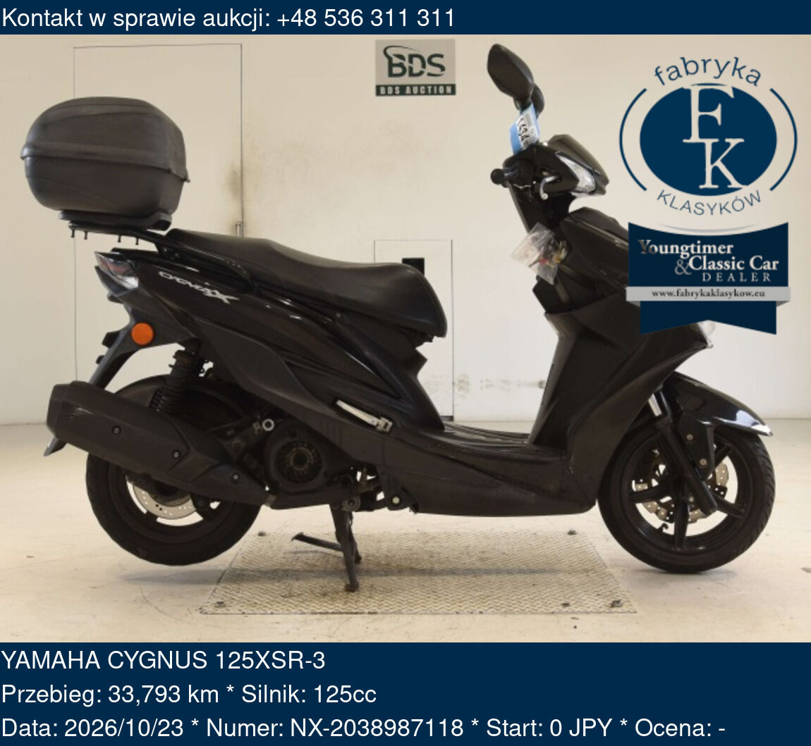 YAMAHA CYGNUS 125XSR-3  - zdjęcie 2