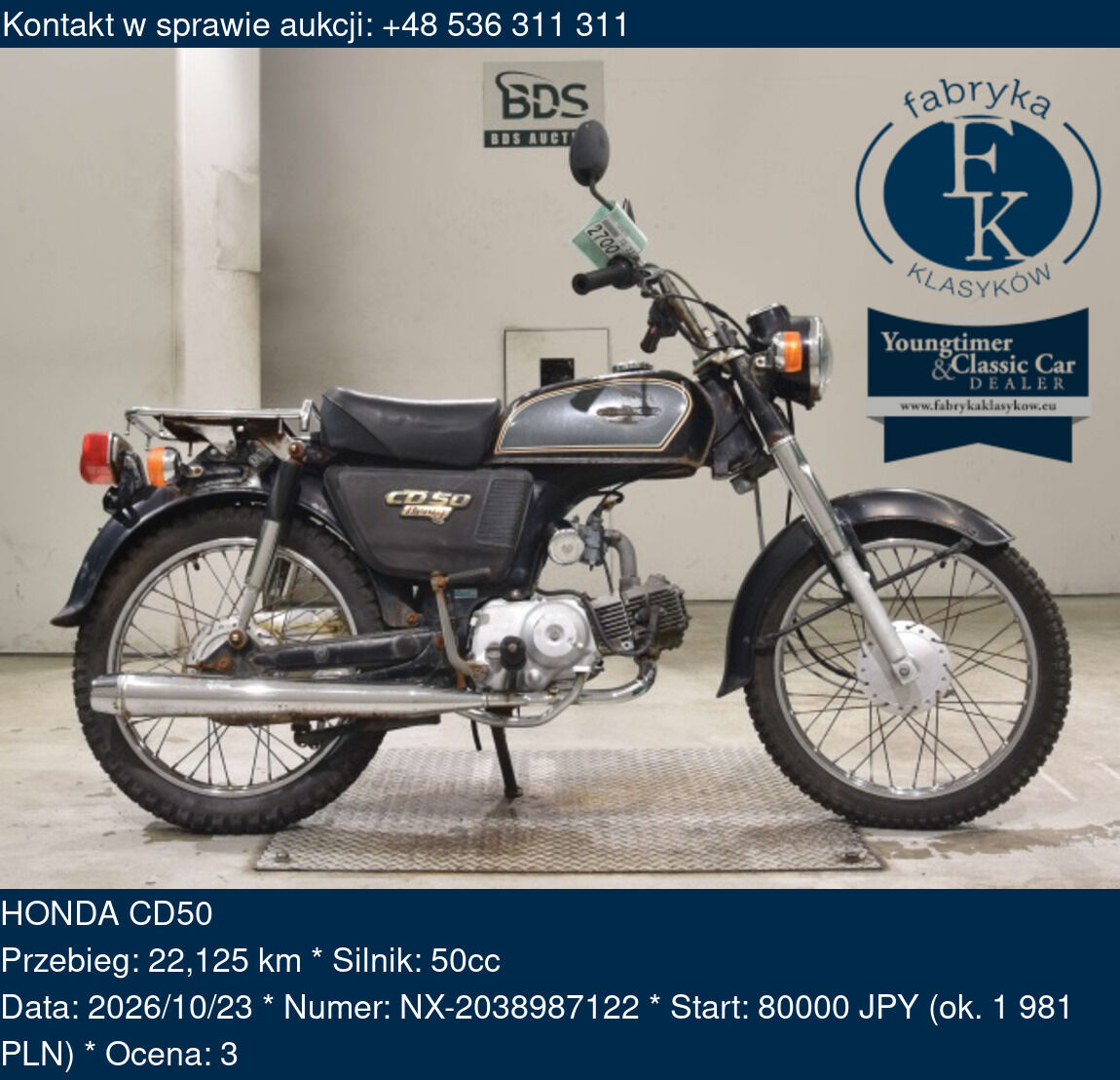 HONDA CD50  - zdjęcie 2
