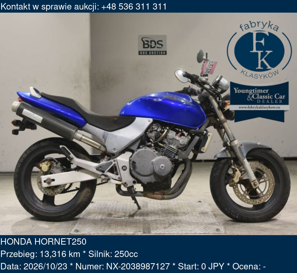 HONDA HORNET250  - zdjęcie 2