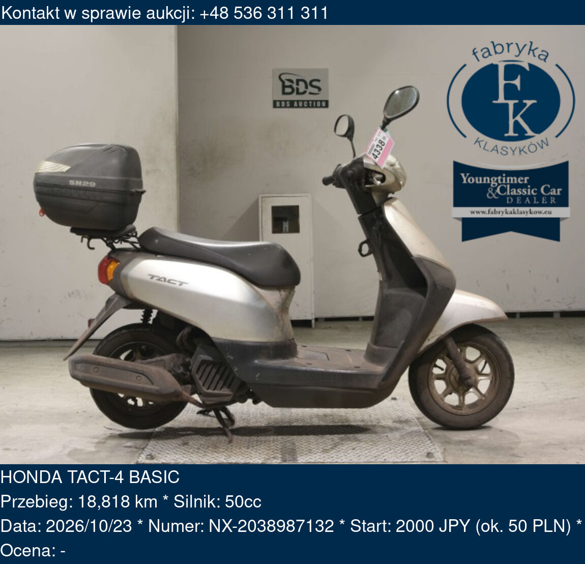 HONDA TACT-4 BASIC  - zdjęcie 2