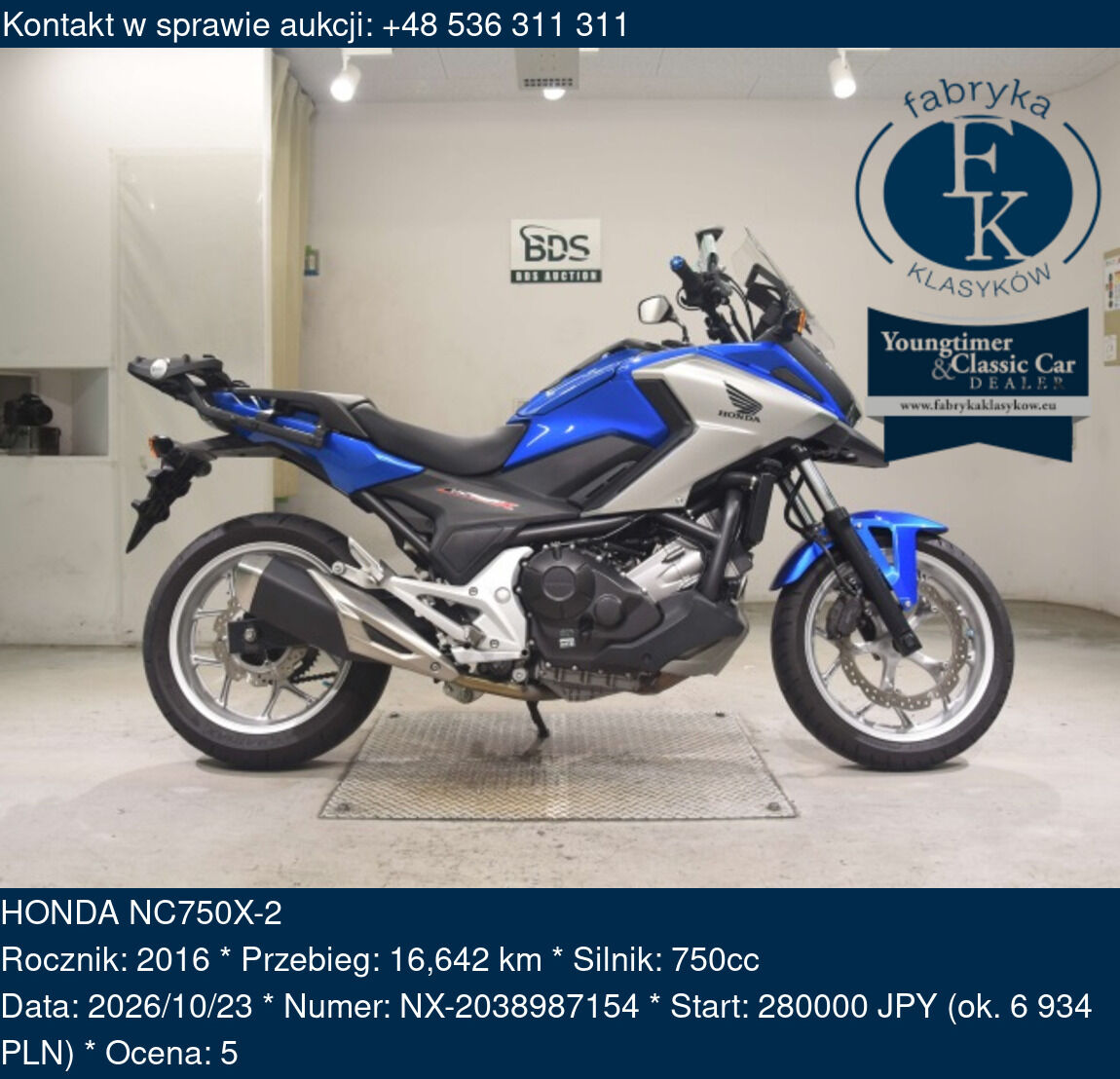 HONDA NC750X-2 2016 - zdjęcie 2