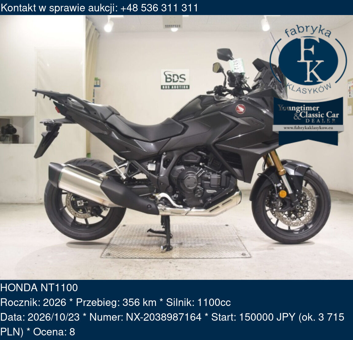 HONDA NT1100 2026 - zdjęcie 2