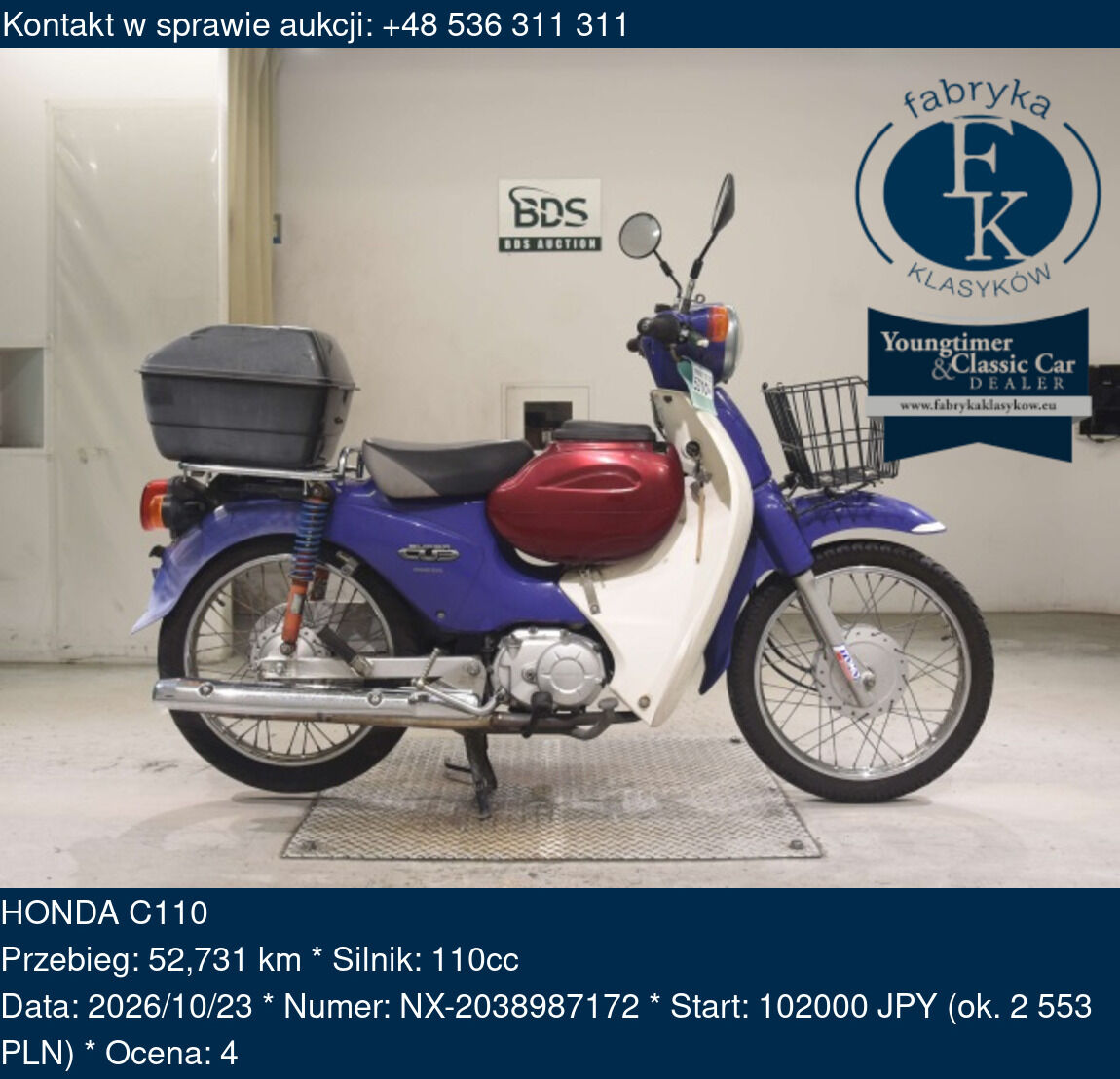 HONDA C110 - zdjęcie 2