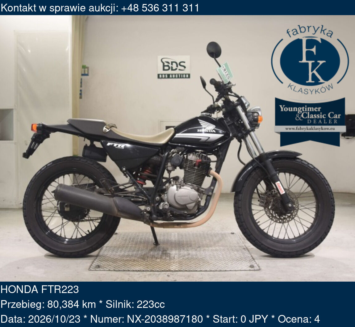 HONDA FTR223  - zdjęcie 2