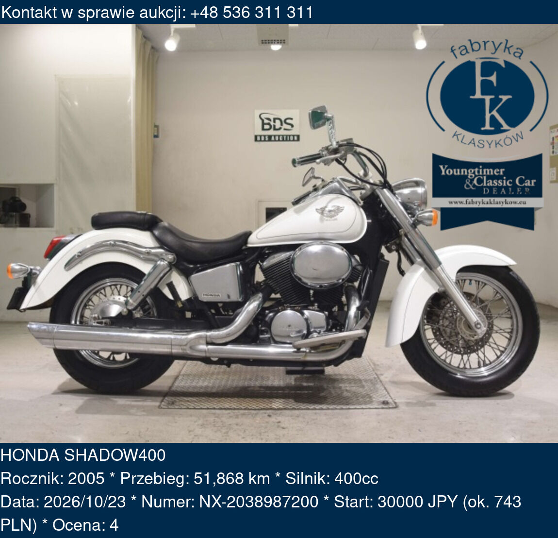 HONDA SHADOW400 2005 - zdjęcie 2
