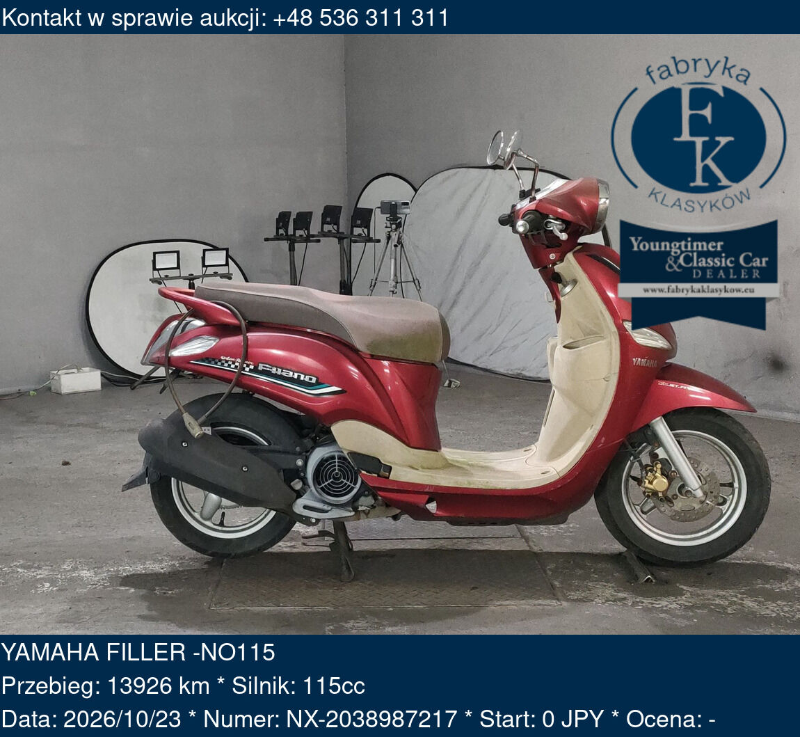 YAMAHA FILLER -NO115  - zdjęcie 2