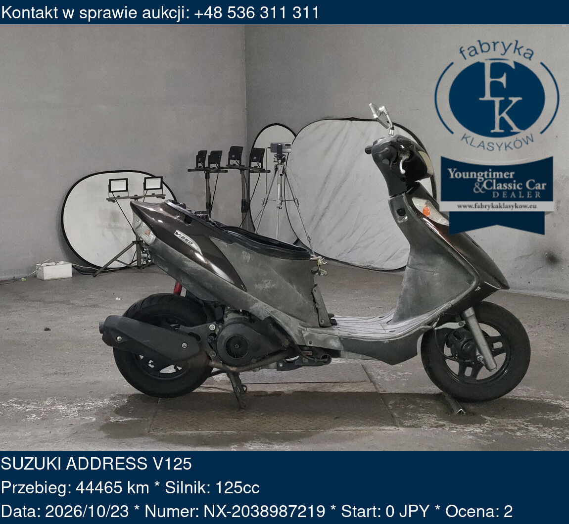 SUZUKI ADDRESS V125  - zdjęcie 2