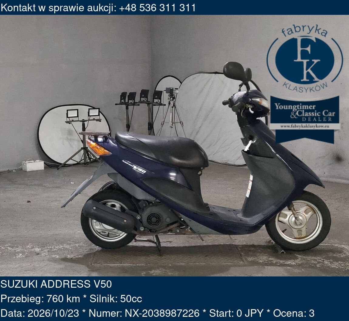 SUZUKI ADDRESS V50  - zdjęcie 2