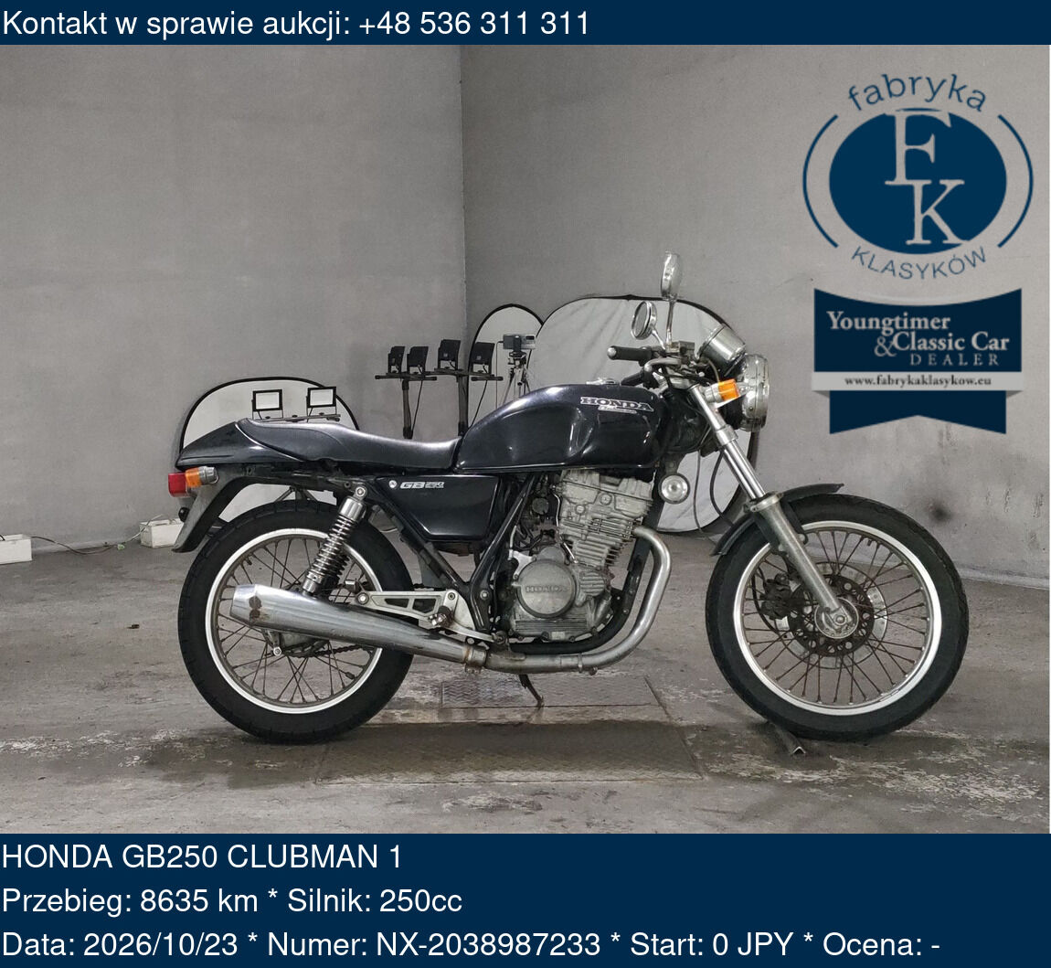 HONDA GB250 CLUBMAN 1  - zdjęcie 2