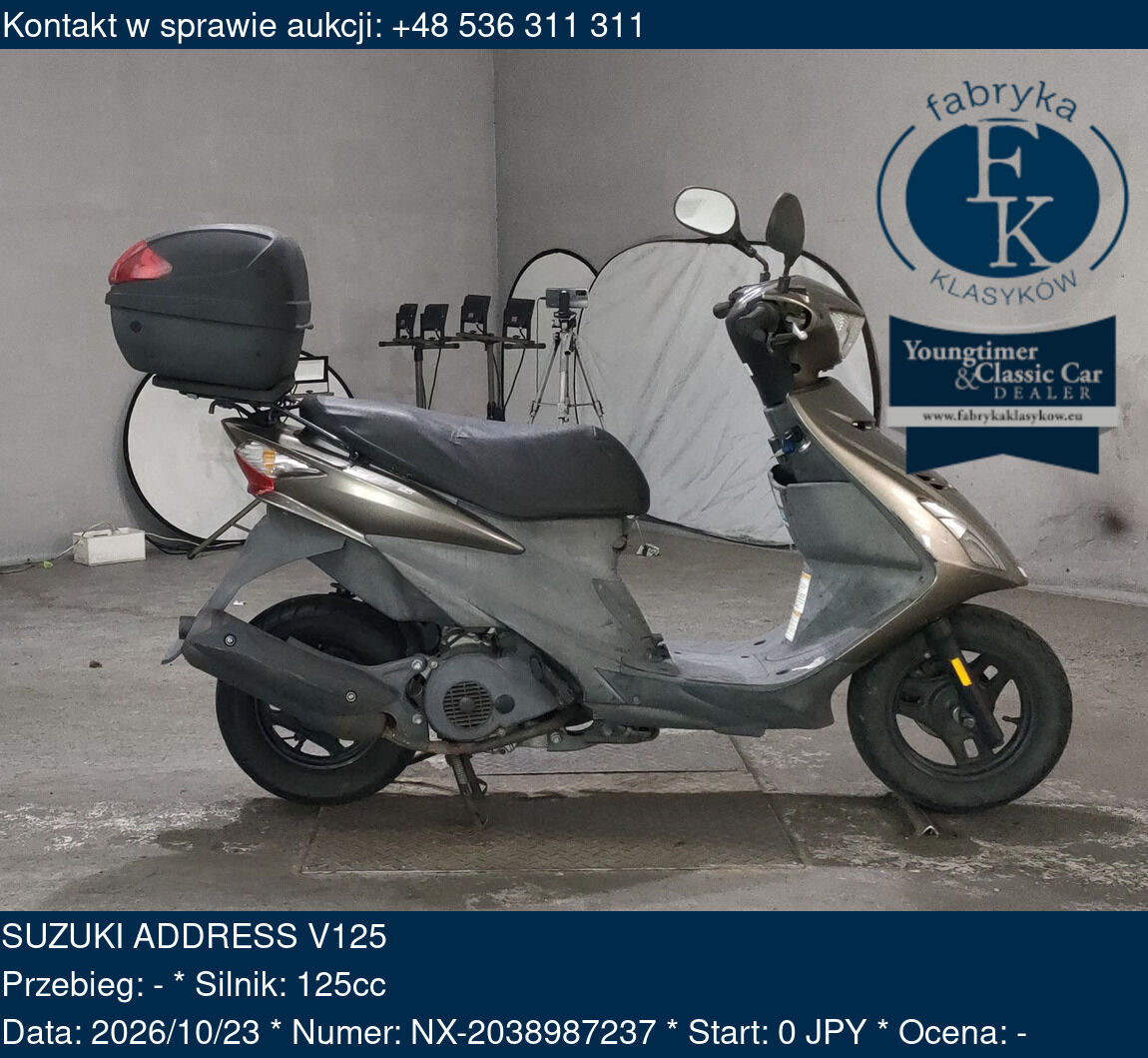 SUZUKI ADDRESS V125  - zdjęcie 2