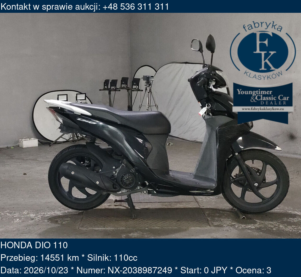 HONDA DIO 110 - zdjęcie 2