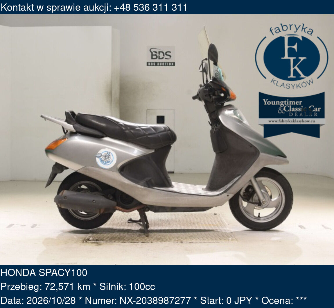 HONDA SPACY100  - zdjęcie 2