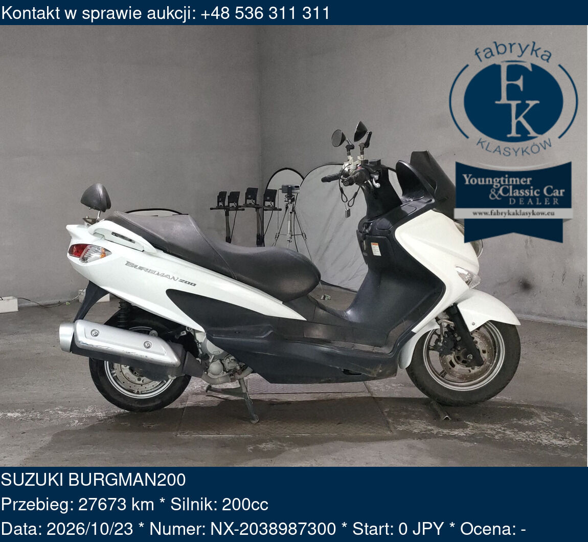 SUZUKI BURGMAN200  - zdjęcie 2