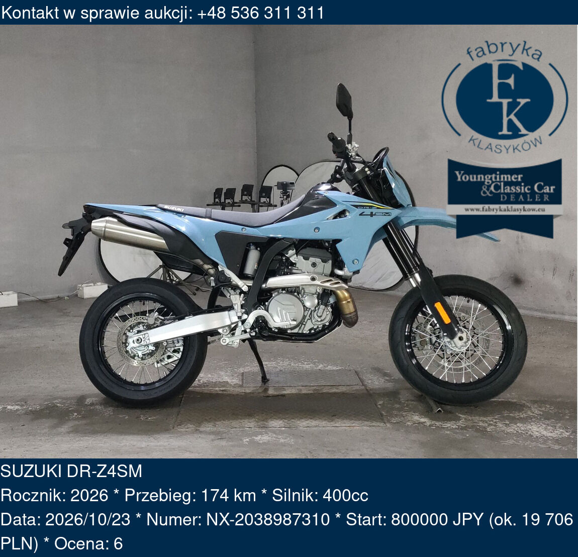SUZUKI DR-Z4SM 2026 - zdjęcie 2