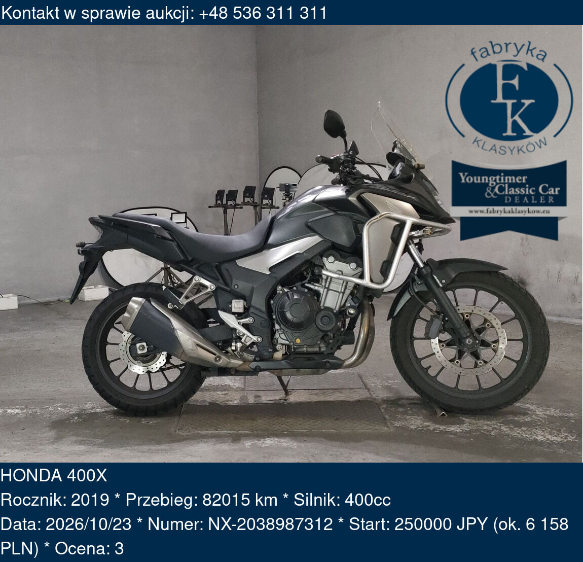 HONDA 400X 2019 - zdjęcie 2